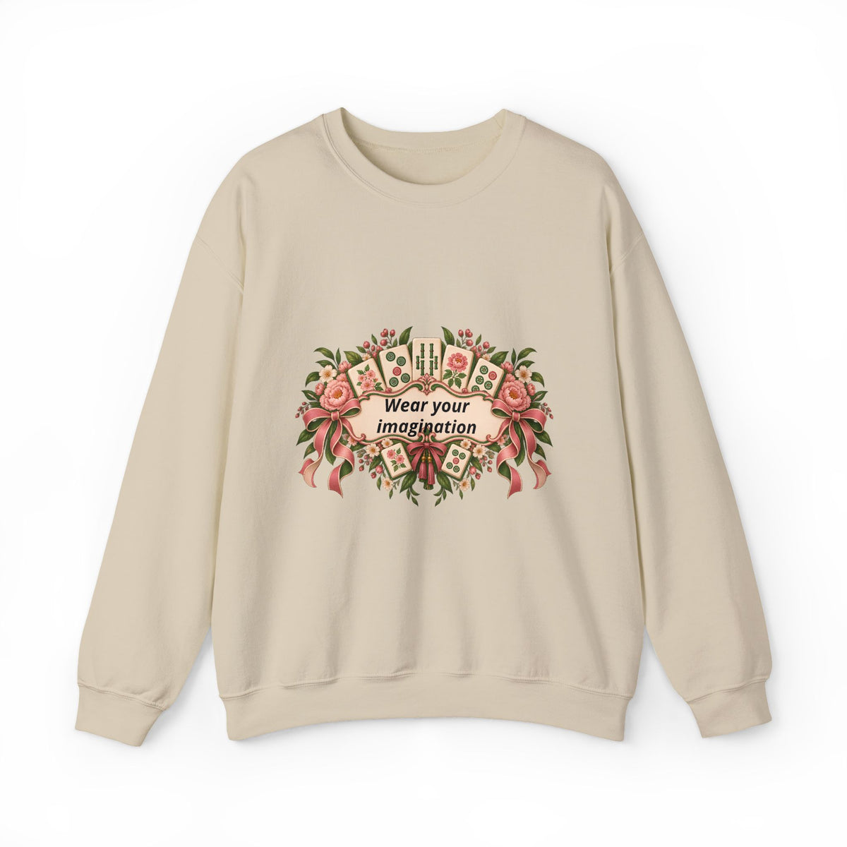 Wear Your Imagination Floral Mahjong Sweatshirt