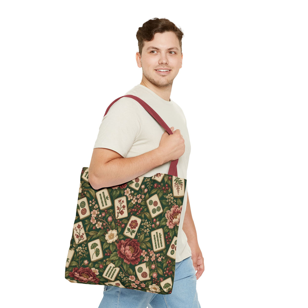 The Botanical Mahjong Tote Bag