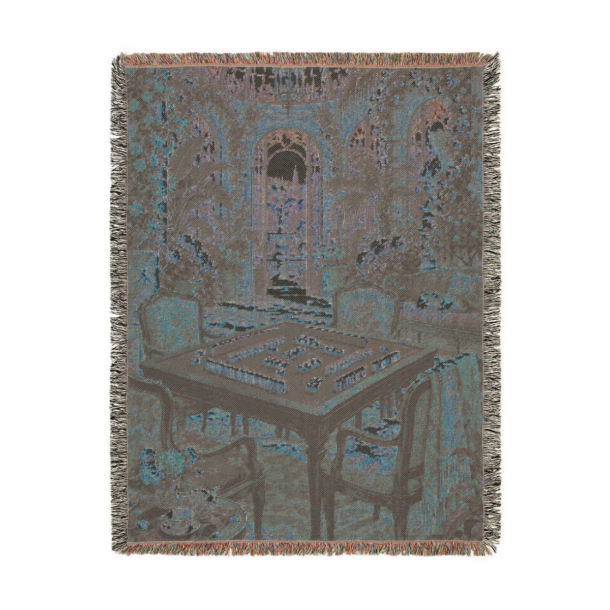 The Mahjong Conservatory Woven Blanket