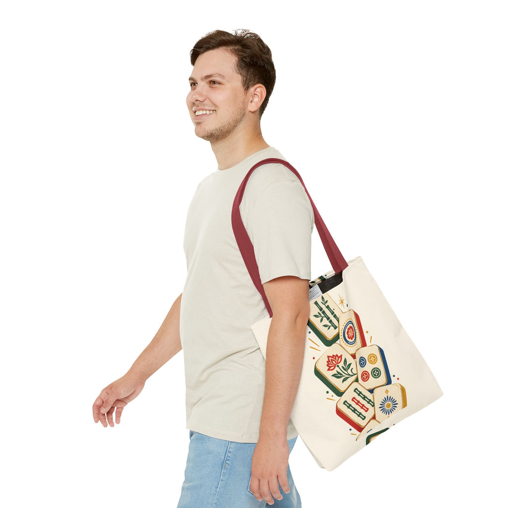 The Tile Parade Mahjong Tote Bag