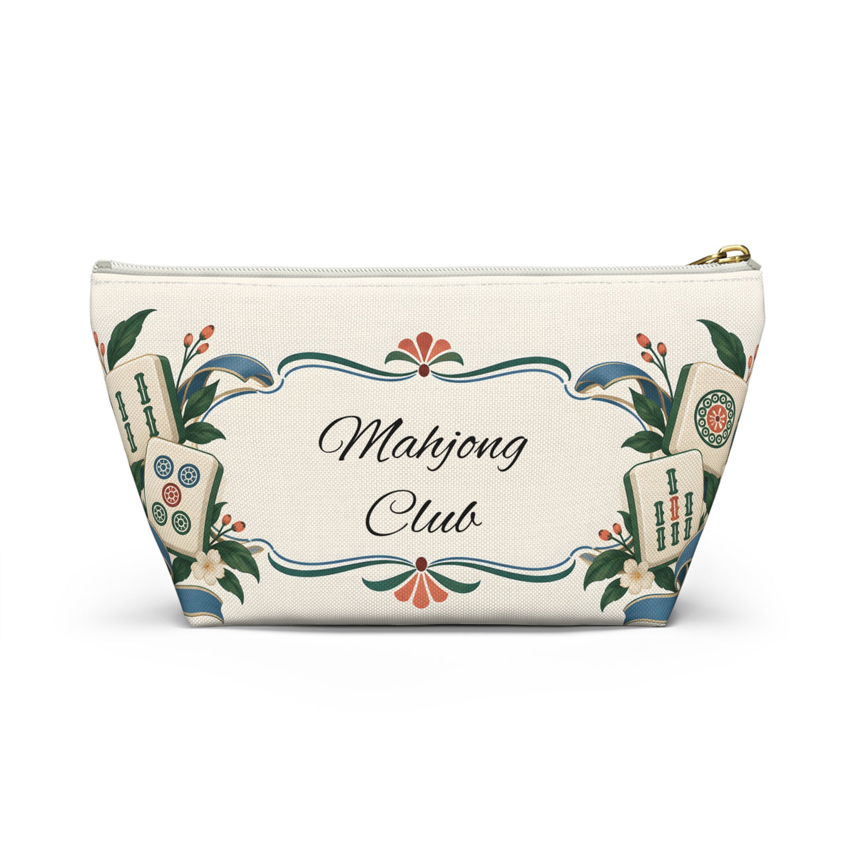 Floral Mahjong Club Pouch