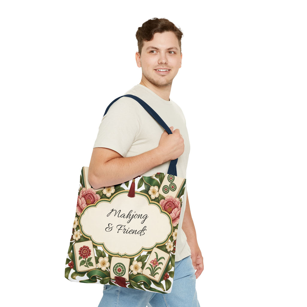 The Floral Club Mahjong Tote Bag