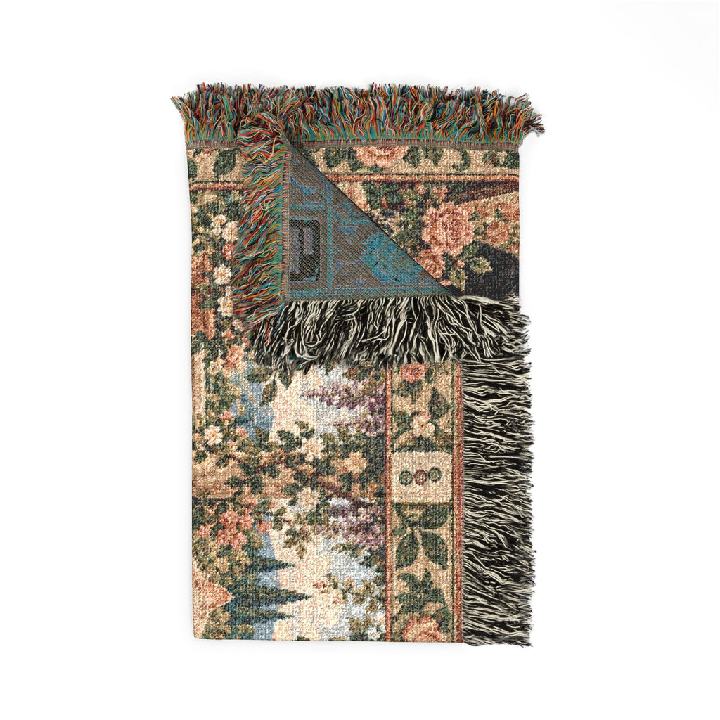 The Sunday Mahjong Garden Woven Blanket